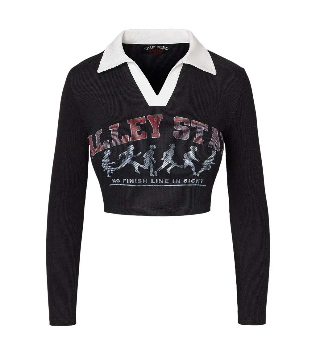 Vale Forever Techwood Rugby L/S Tee Black