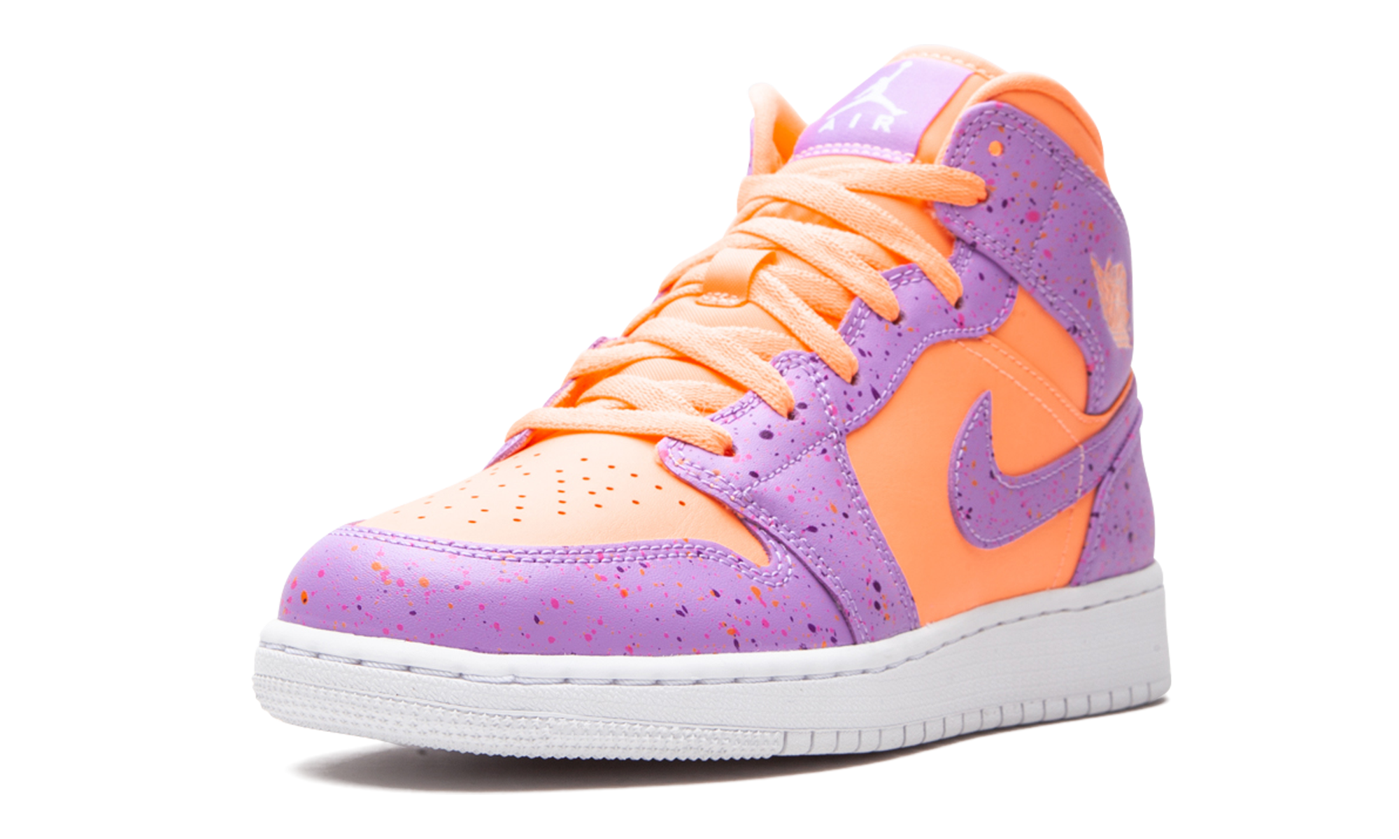 Air Jordan 1 Mid SE GS "Orange Pulse / Atomic Violet" AV5174 800