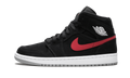Air Jordan 1 Mid "Multicolor Swoosh Black" 554724 065