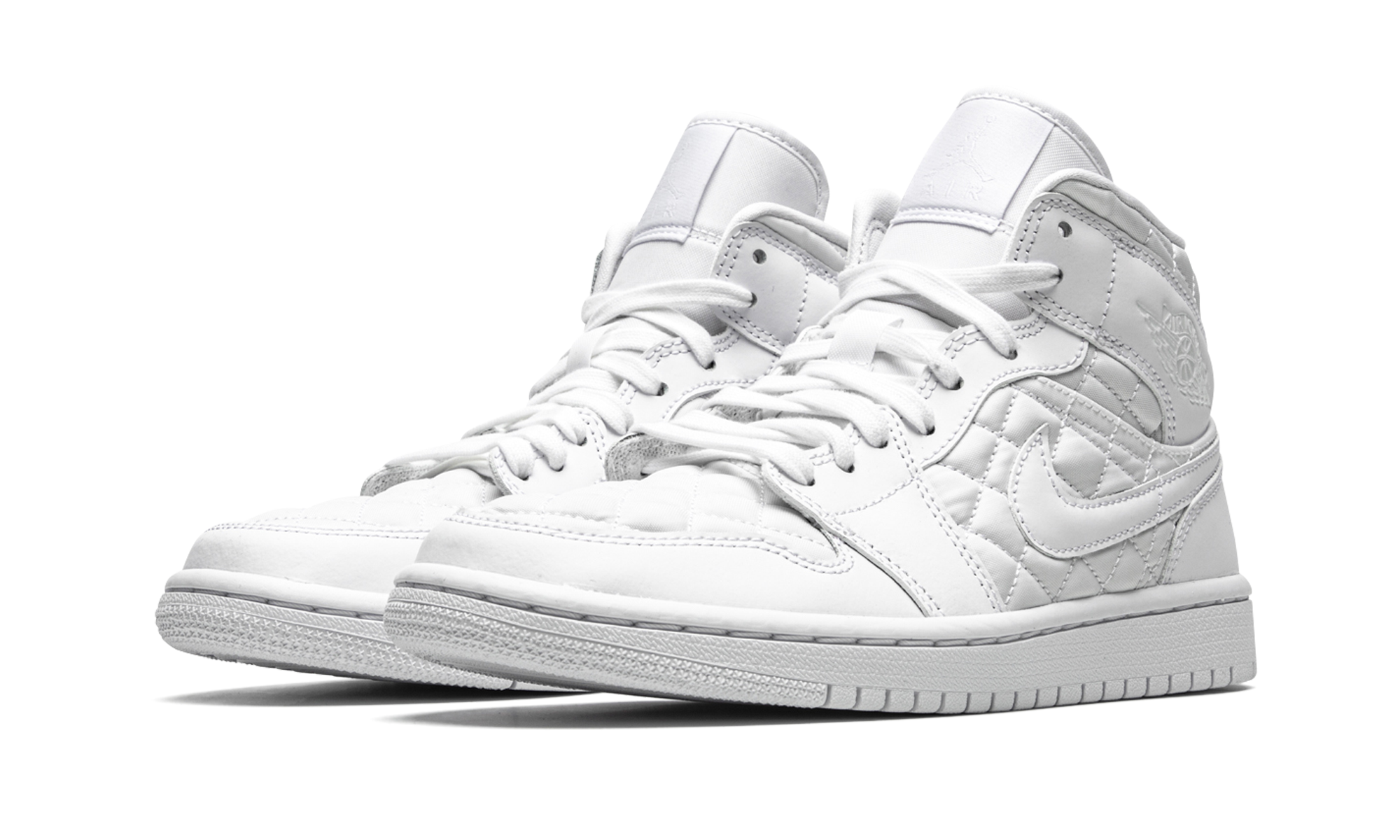 AIR JORDAN 1 MID WMNS "Quilted White" DB6078 100