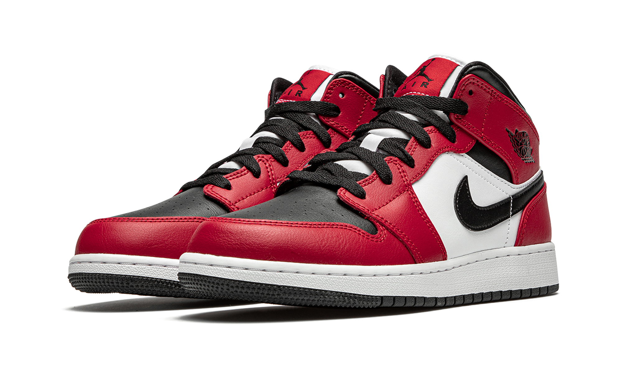 Air Jordan 1 Mid GS "Chicago Black Toe" 554725 069