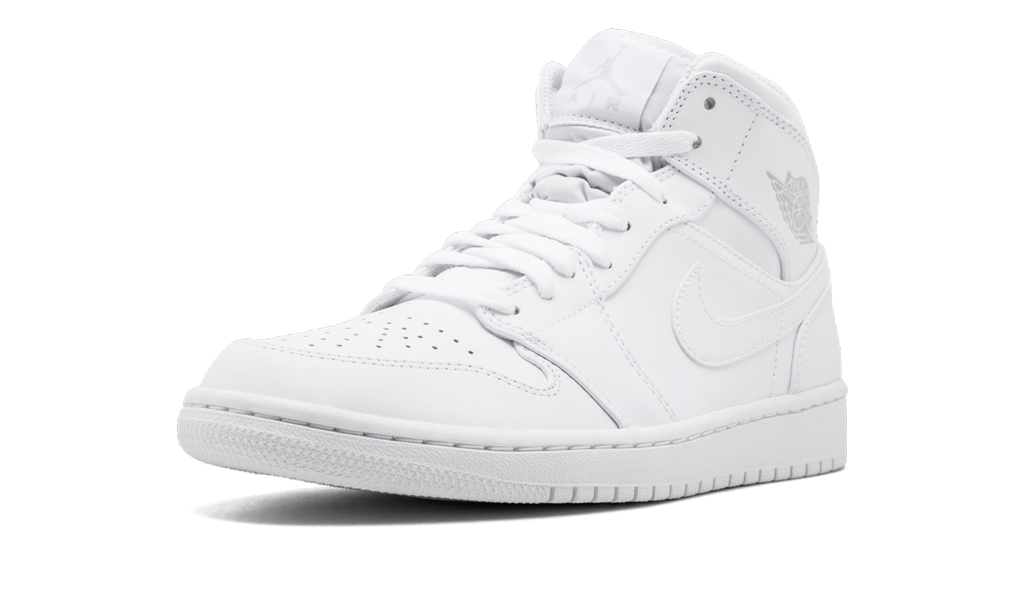 Air Jordan 1 Mid "White / Pure Platinum" 554724 104