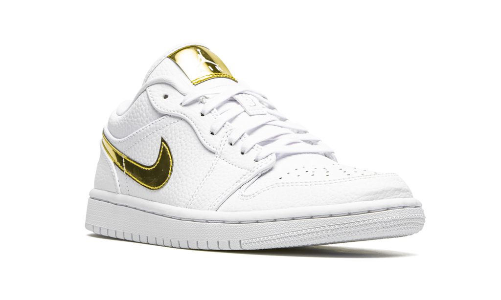 AIR JORDAN 1 Low SE WMNS "White Metallic Gold" CZ4776 100