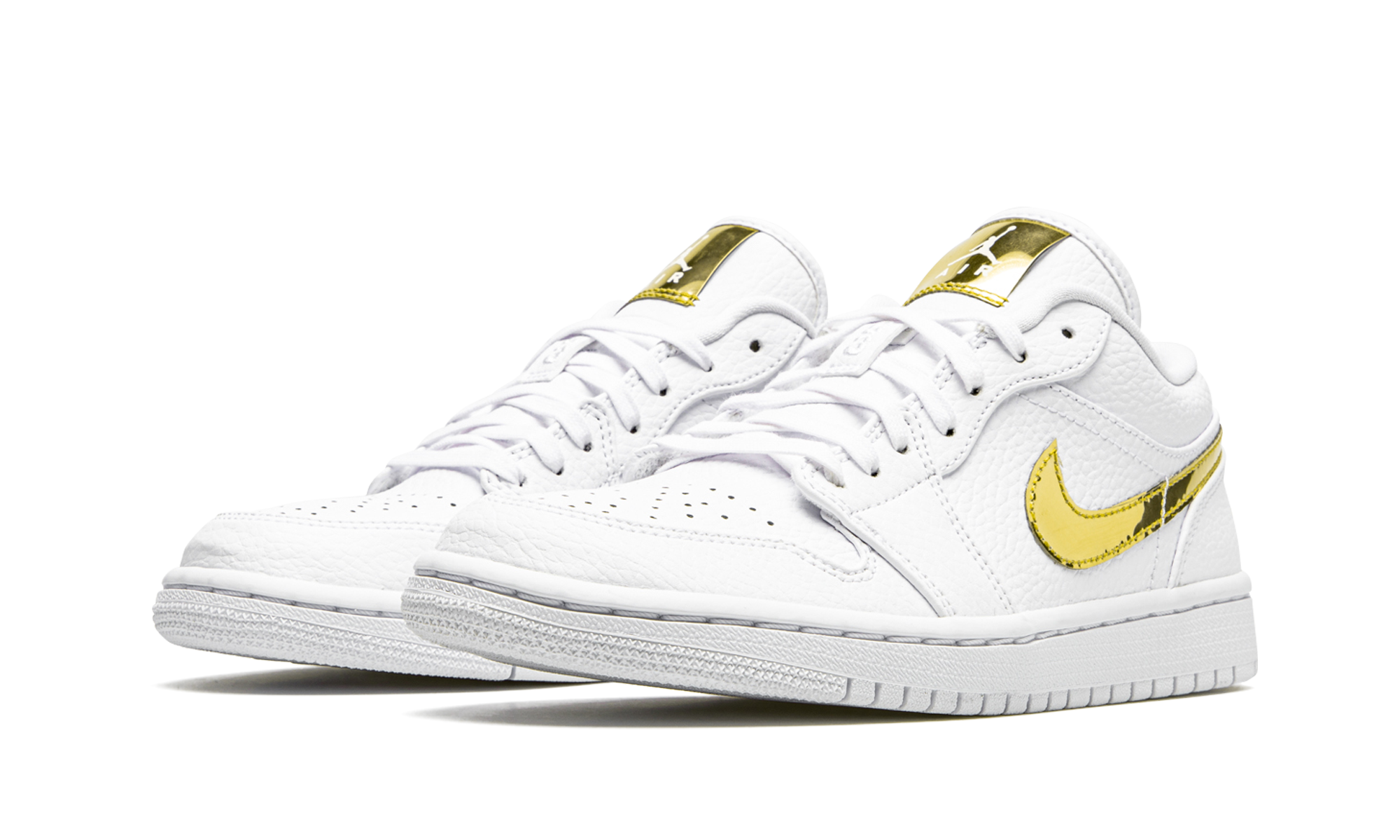 AIR JORDAN 1 Low SE WMNS "White Metallic Gold" CZ4776 100