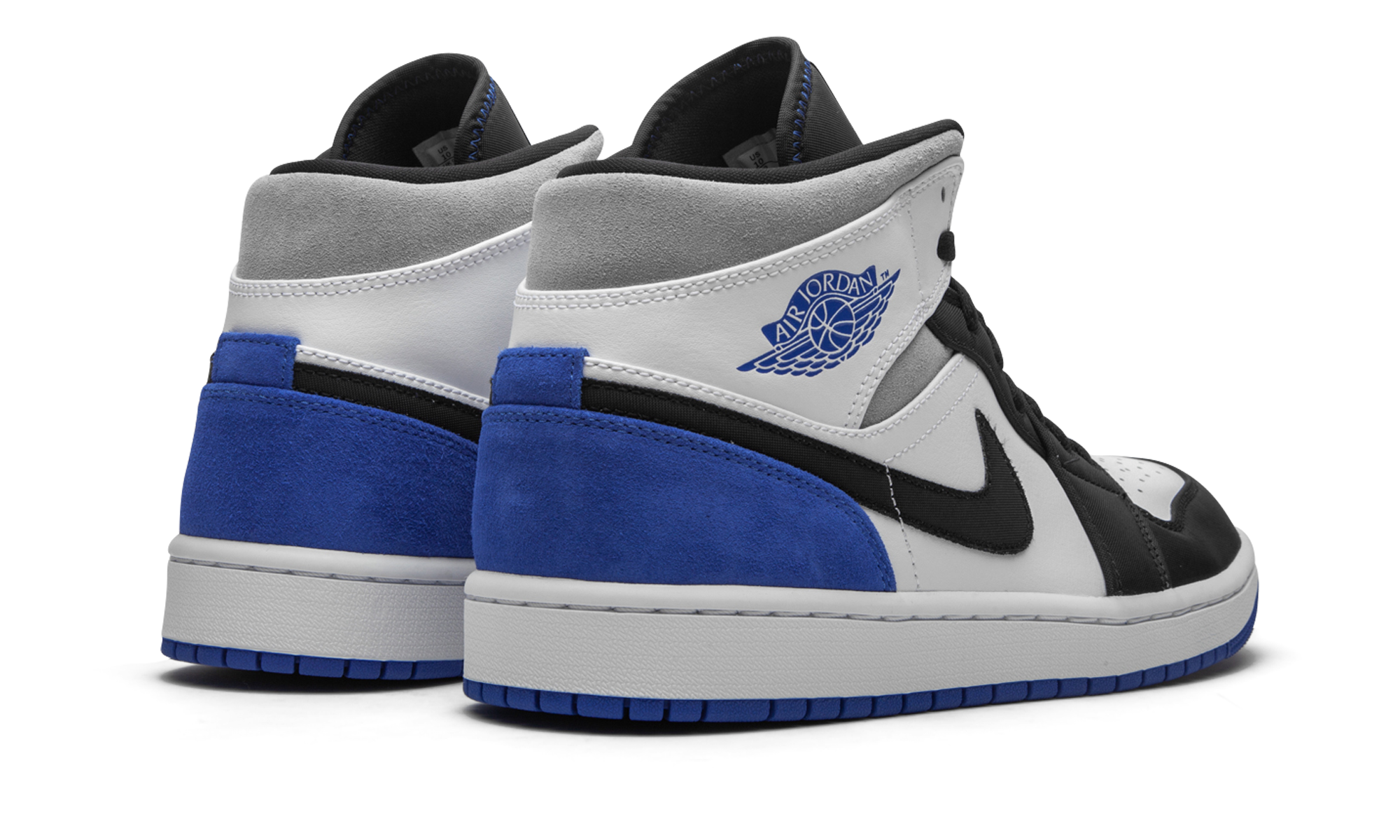 Air Jordan 1 Mid SE "Game Royal Black Toe" 852542 102