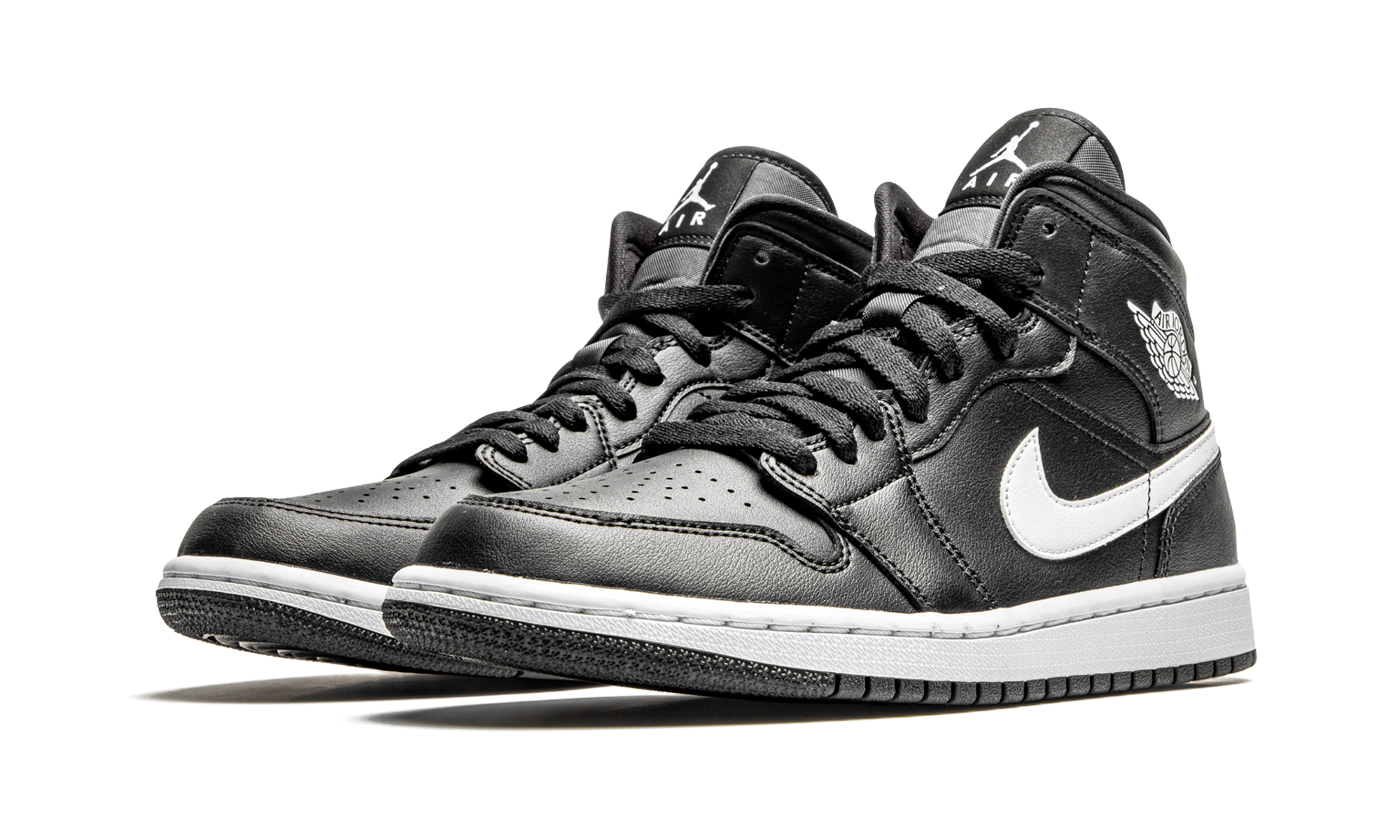 AIR JORDAN 1 MID WMNS "Black / White" BQ6472 011