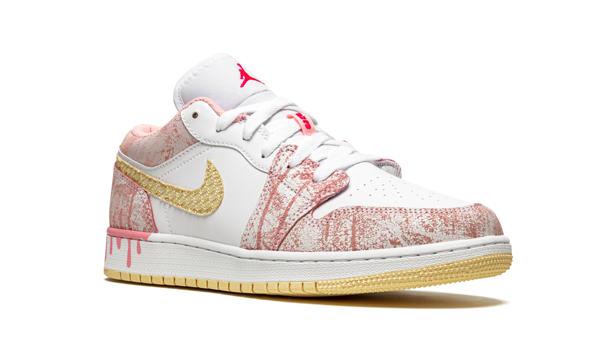 Air Jordan 1 Low SE GS "Paint Drip" CW7104 601