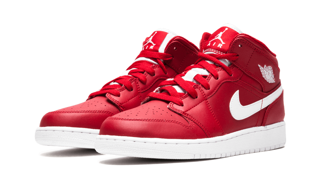 Air Jordan 1 Mid GS "Gym Red 2.0" 554725 600