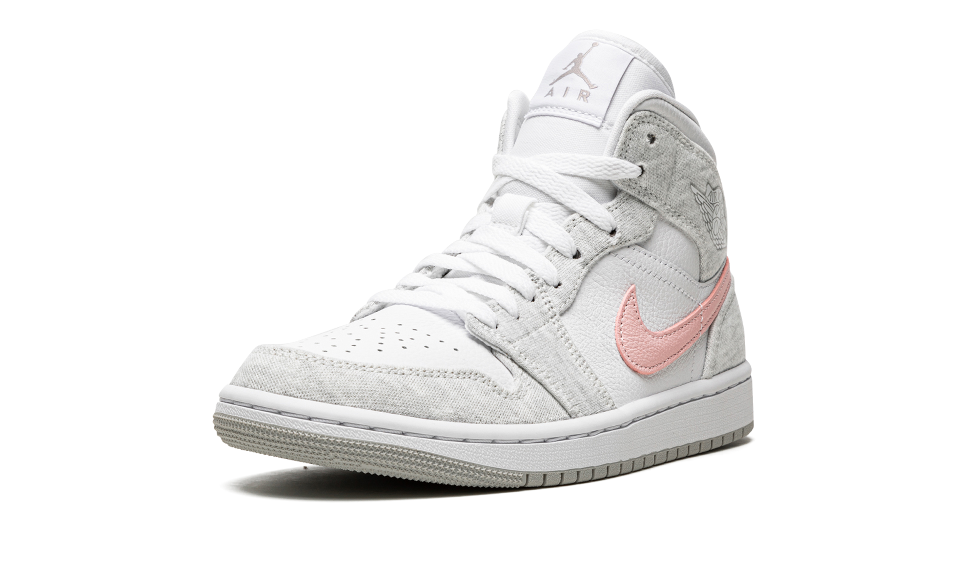 AIR JORDAN 1 MID SE WMNS "Heather Grey / Pink" DN4045 001