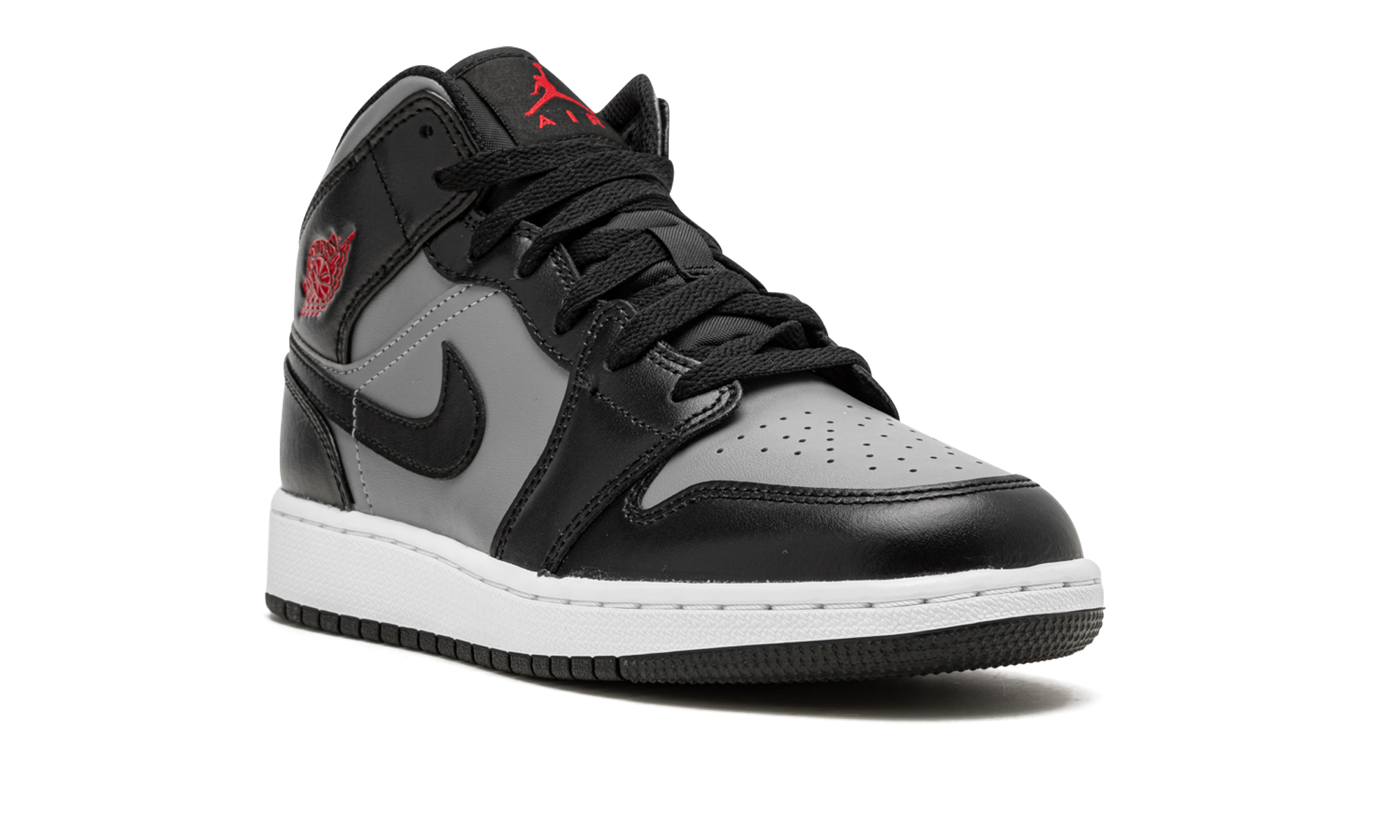 Air Jordan 1 Mid GS "Shadow / Red" 554725 096
