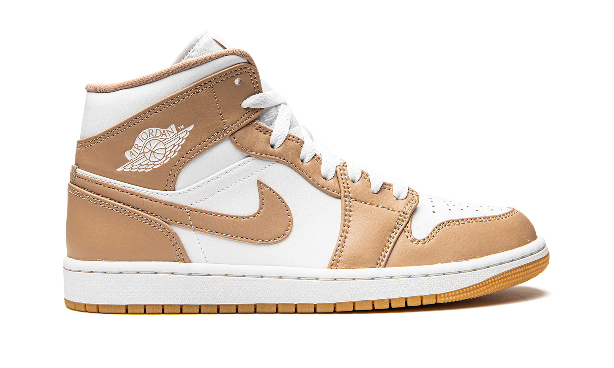 Air Jordan 1 Mid "Tan / Gum" 554724 271