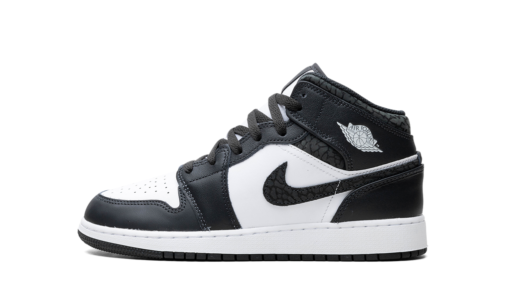 Air Jordan 1 Mid GS "Panda Elephant" FB9909 001