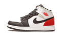 Air Jordan 1 Mid SE GS "Red / Grey / Black Toe" BQ6931 100
