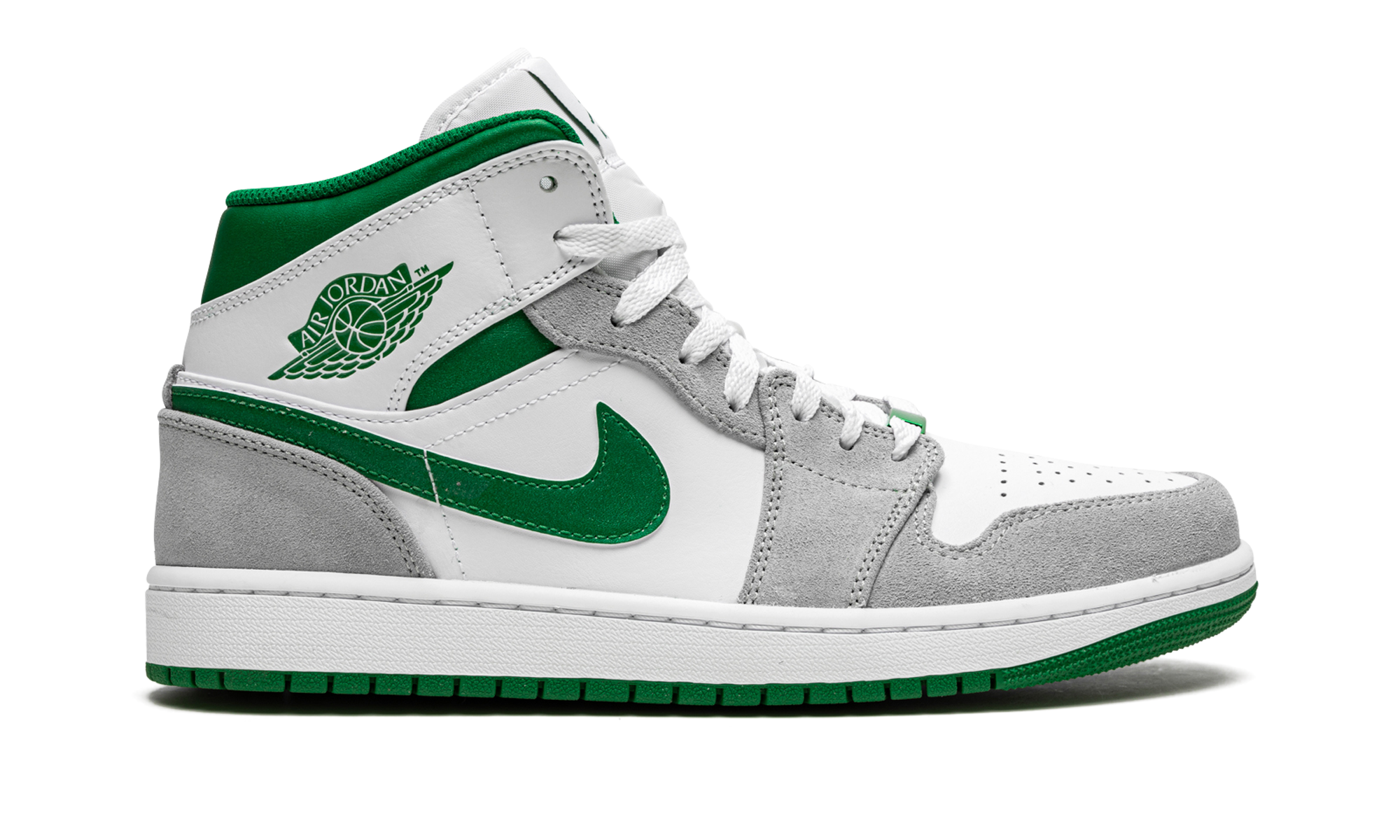 Air Jordan 1 Mid SE "Grey / Pine Green / White" DC7294 103