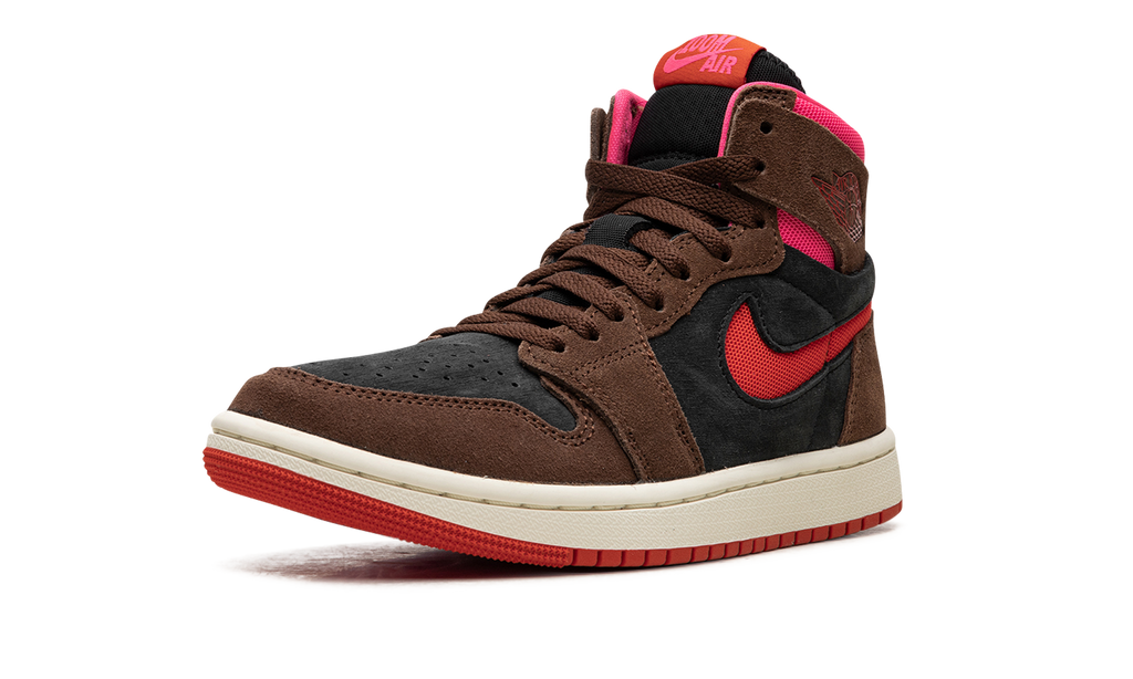 AIR JORDAN 1 ZOOM AIR CMFT WMNS "Cacao Wow/Picante Red/Black/Hyper Pink" DV1305 206