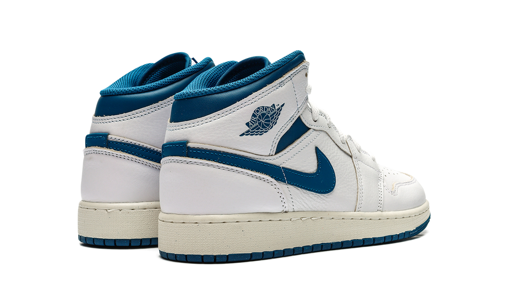 Air Jordan 1 Mid SE GS "INDUSTRIAL BLUE" FN7432 141
