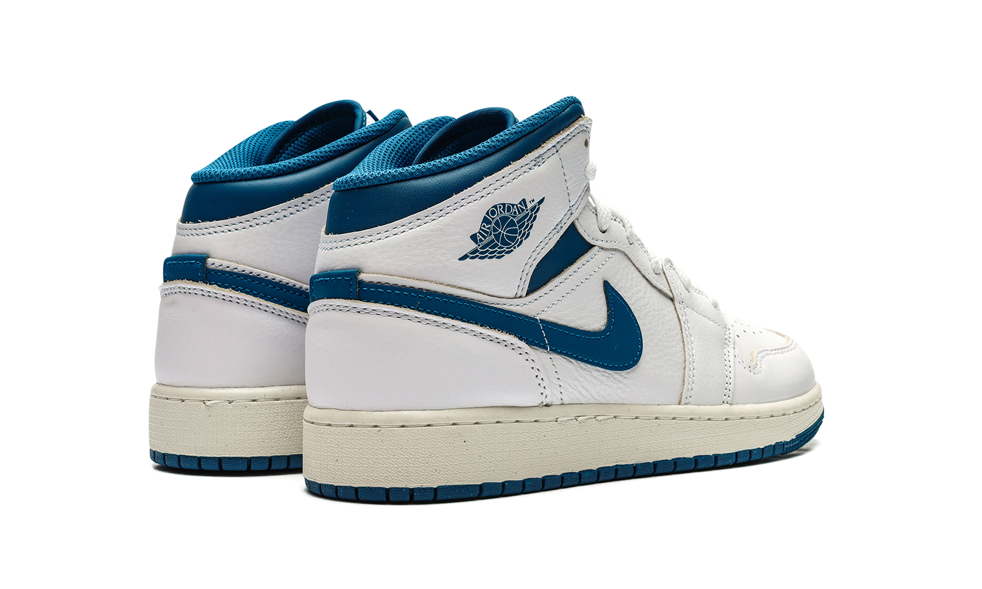 Air Jordan 1 Mid SE GS "INDUSTRIAL BLUE" FN7432 141