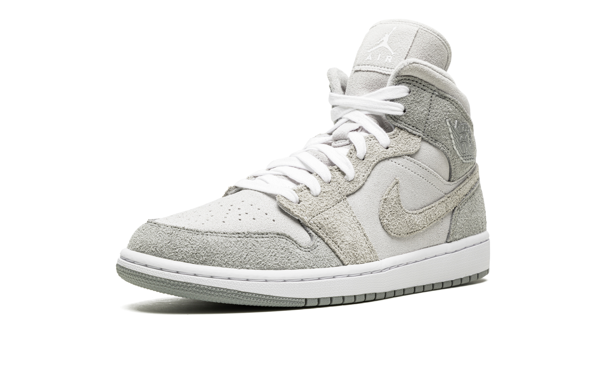 AIR JORDAN 1 MID SE WMNS "Grey Fleece" DO7139 002