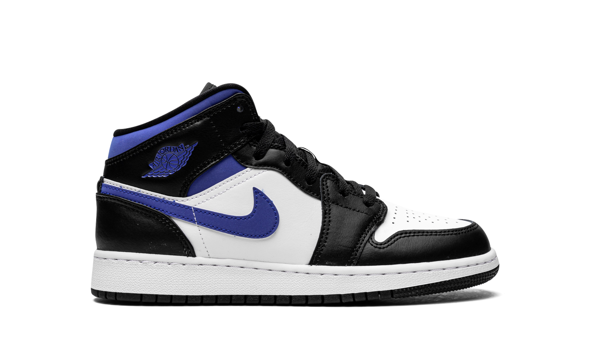Air Jordan 1 Mid GS "Racer Blue / Black / White" 554725 140