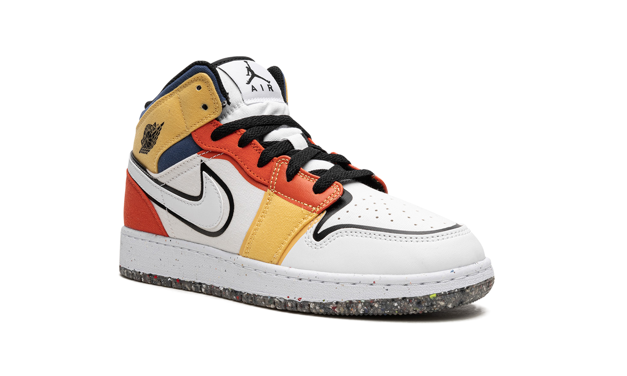 Air Jordan 1 Mid SE GS "Multi-Color Canvas" DV1316 100