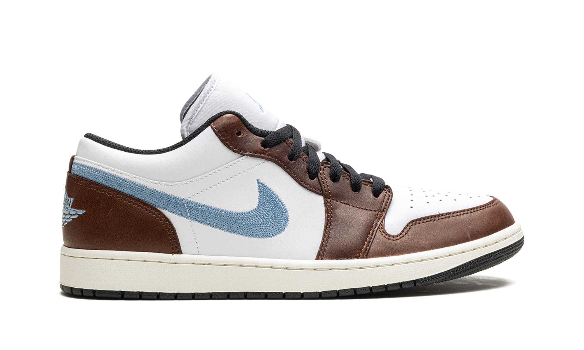 Air Jordan 1 Low SE "Embroidered Swoosh - Mocha" FQ7832 142