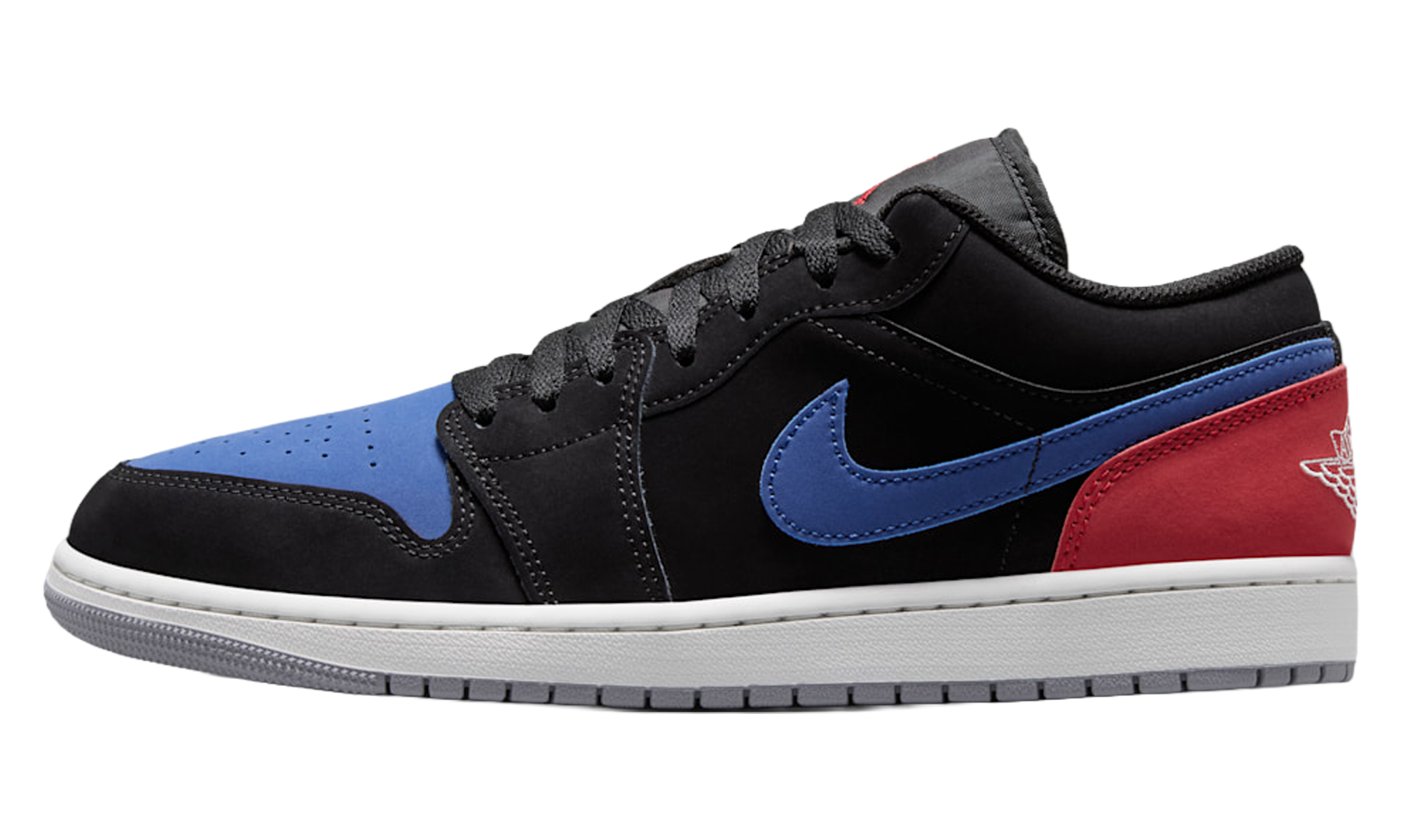 Air Jordan 1 Low "Black True Blue Summit White" 553558 049
