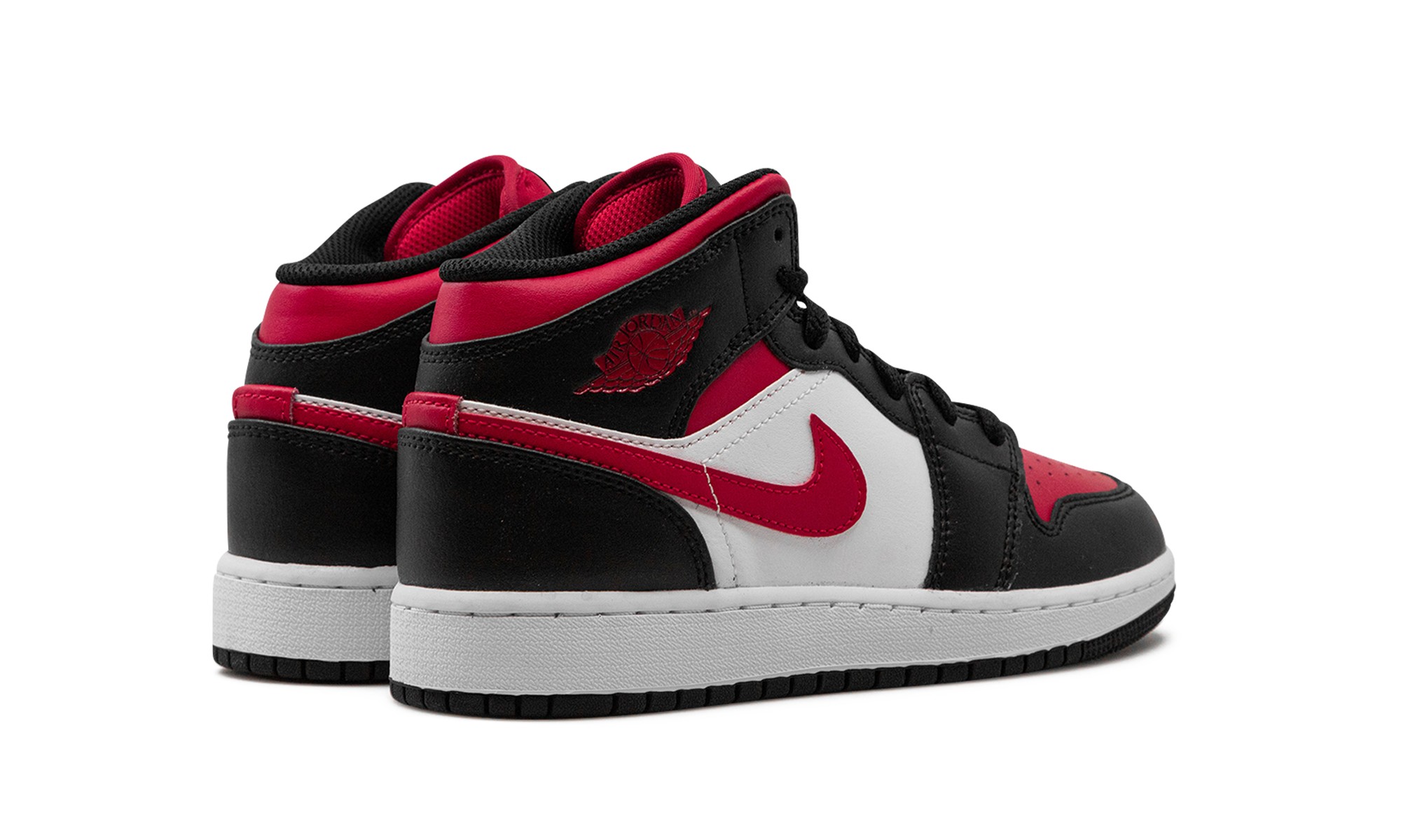 Air Jordan 1 Mid GS "Alternate Bred Toe" 554725 079
