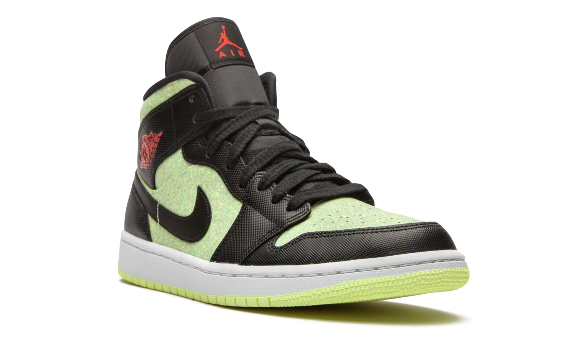 AIR JORDAN 1 MID SE WMNS "Barely Volt / Chile Red" CV5276 003