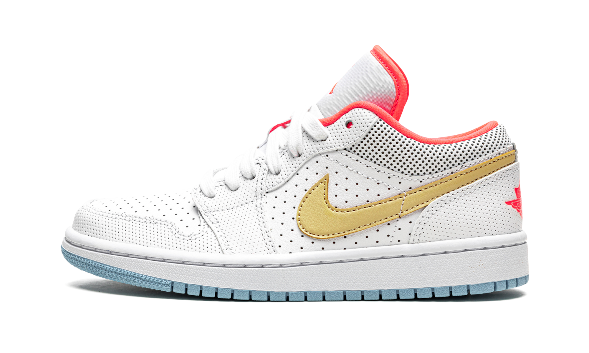 AIR JORDAN 1 LO SE WMNS "White / Sesame / Flash Crimson" DC9509 100