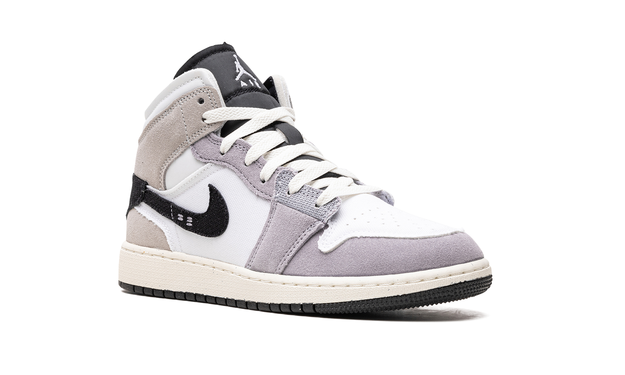 Air Jordan 1 Mid SE Craft GS "Cement Grey" FD9091 002