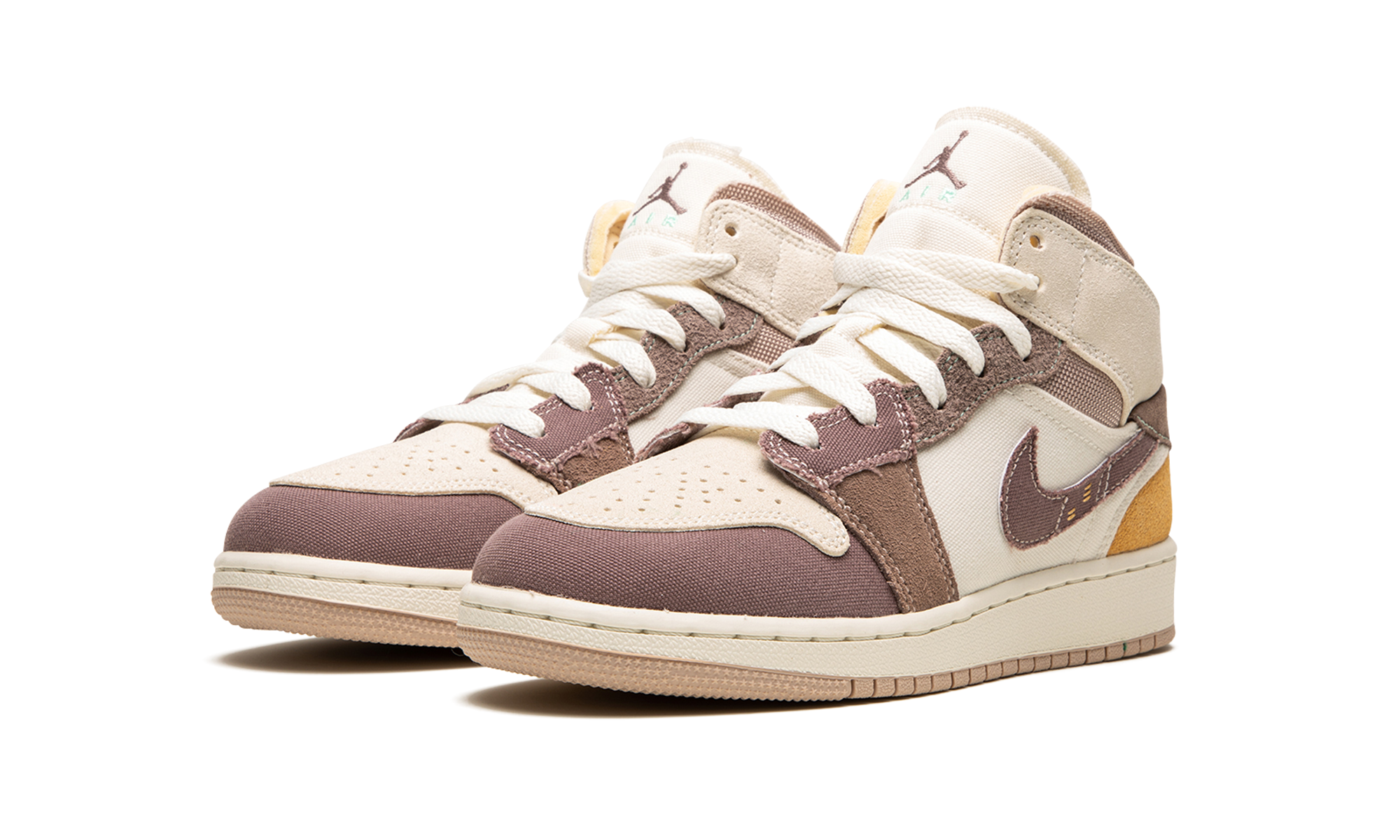 Air Jordan 1 Mid SE Craft GS "Inside Out - Taupe Haze" DZ4466 102