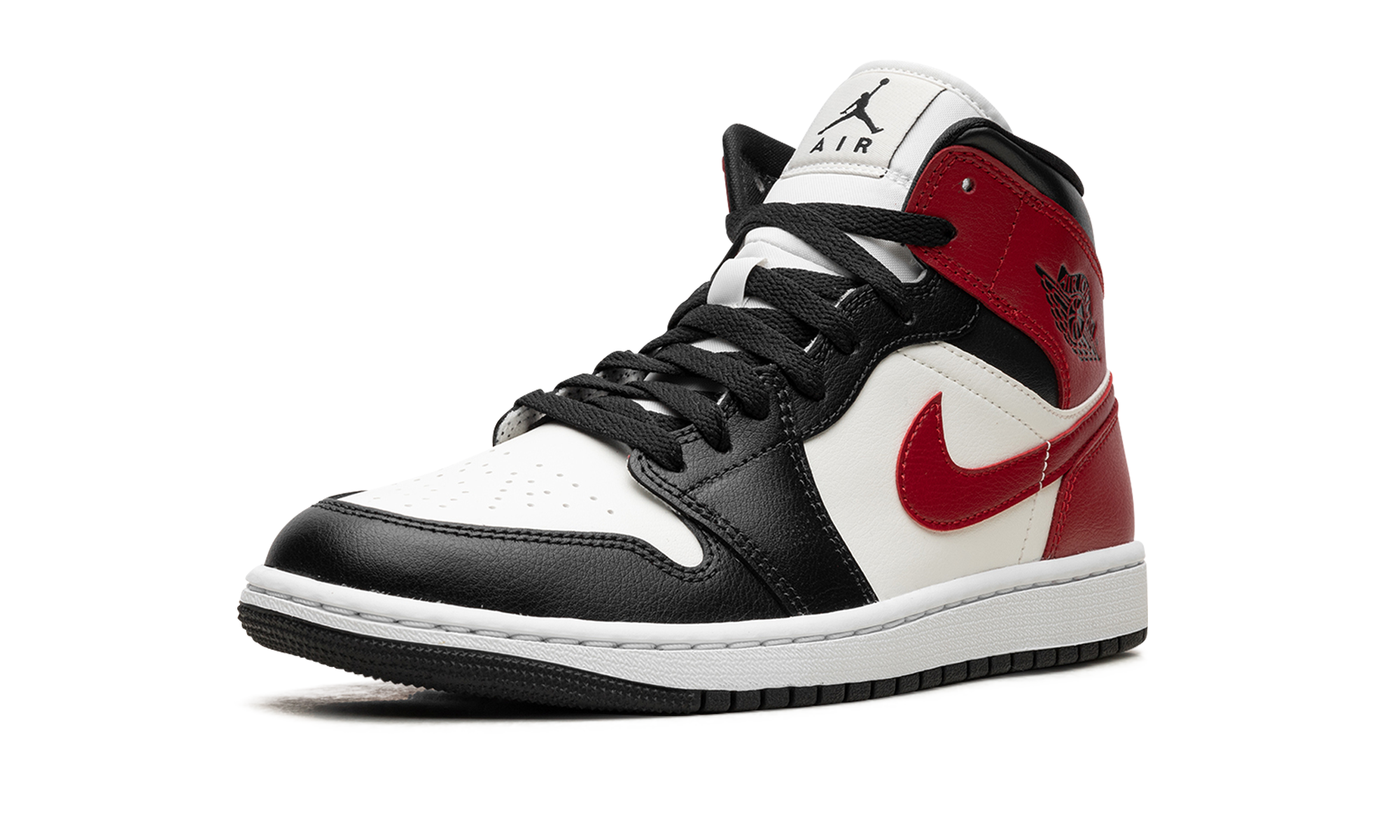 AIR JORDAN 1 MID WMNS "Black Toe" BQ6472 160