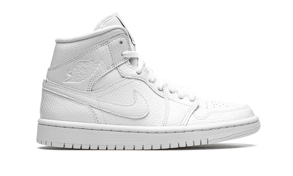 AIR JORDAN 1 MID WMNS "White Snakeskin" BQ6472 110