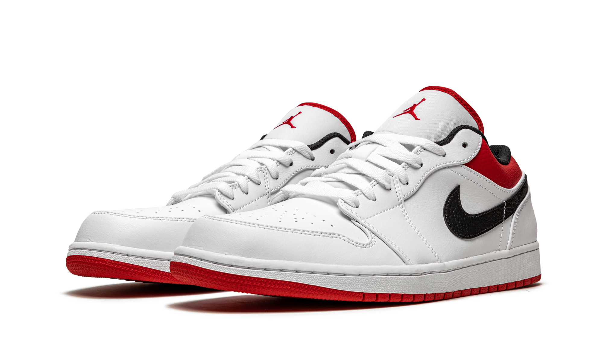 Air Jordan 1 Low "White University Red" 553558 118