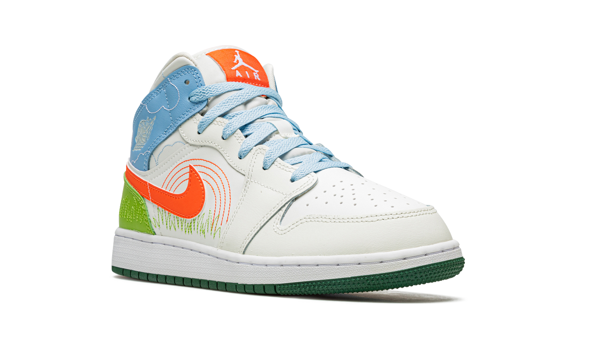 Air Jordan 1 MID SE GS "Stitch" DX2462 100