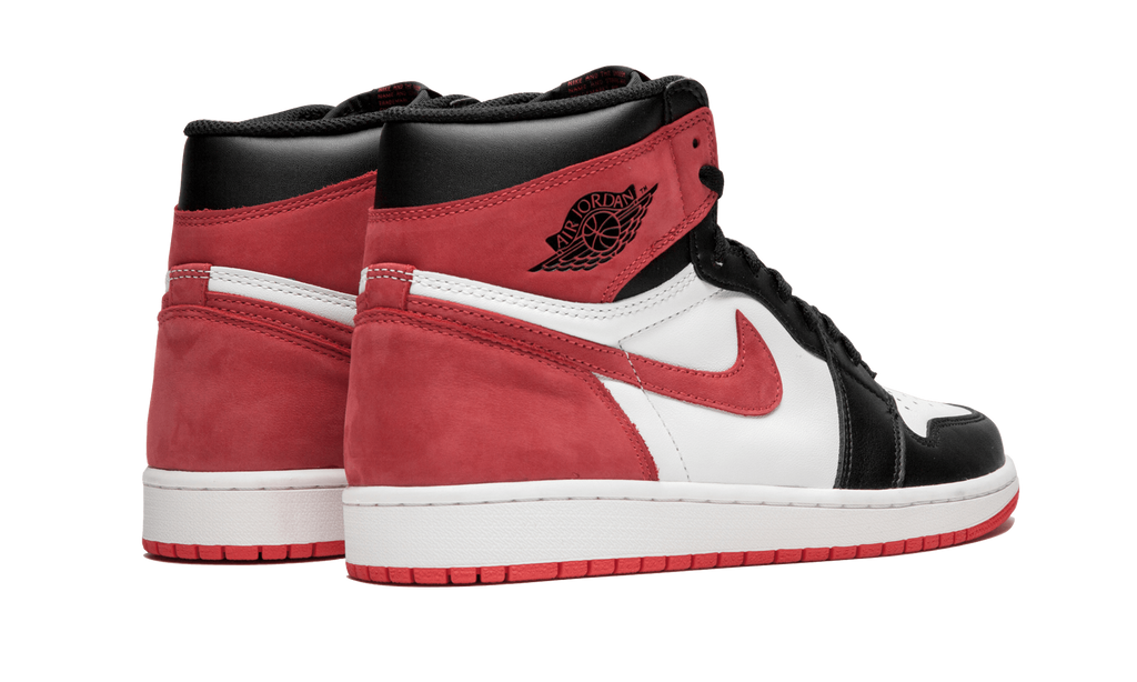 Air Jordan 1 Retro High OG "Promo Box - Track Red" 555088 112 Promo Box