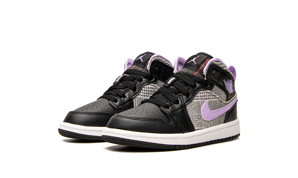 Air Jordan 1 Mid SE PS "Houndstooth" DC7227 015