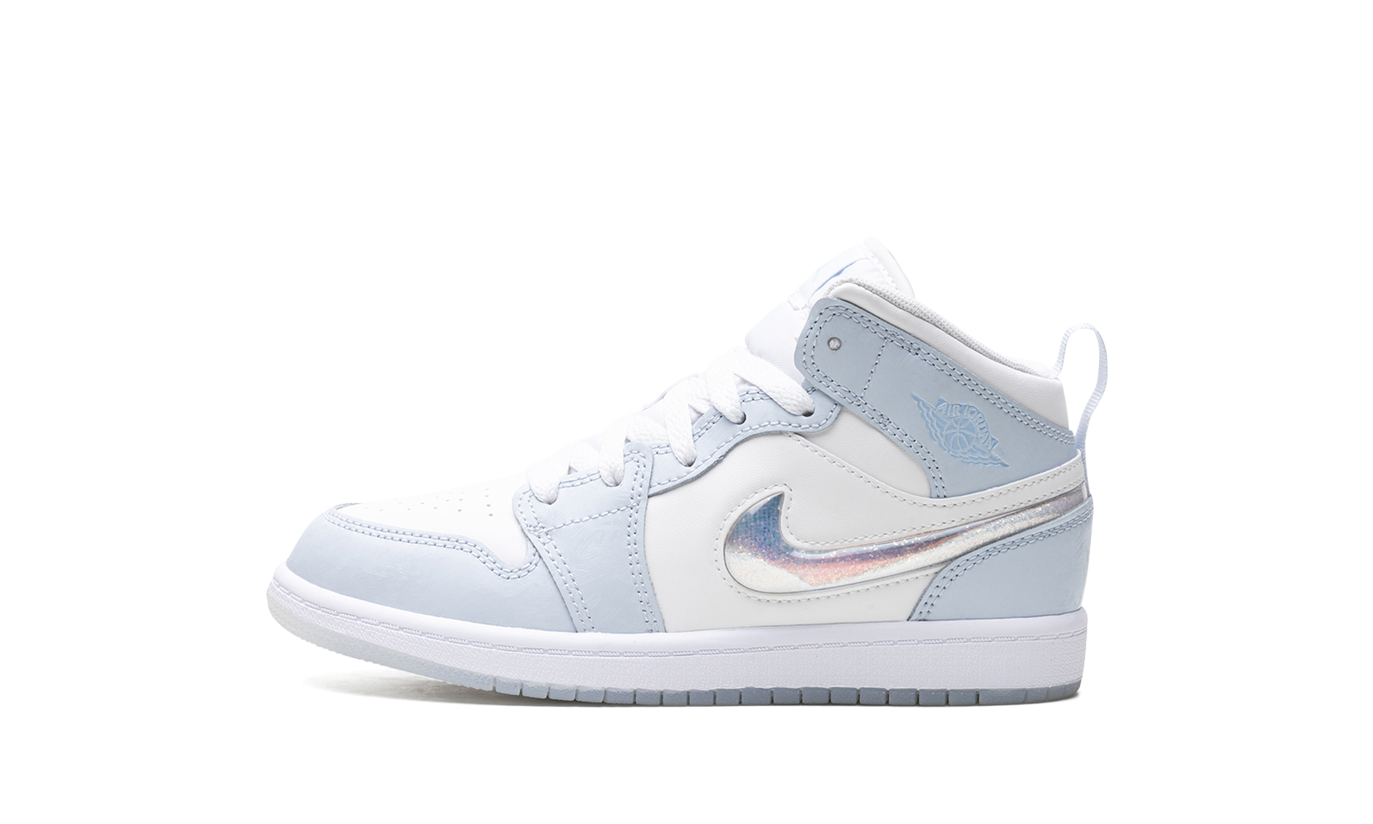 Air Jordan 1 Mid PS "Glitter Swoosh" FQ9118 400