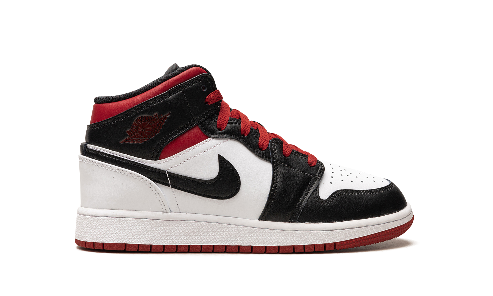 Air Jordan 1 Mid GS "Gym Red Black Toe" DQ8423 106