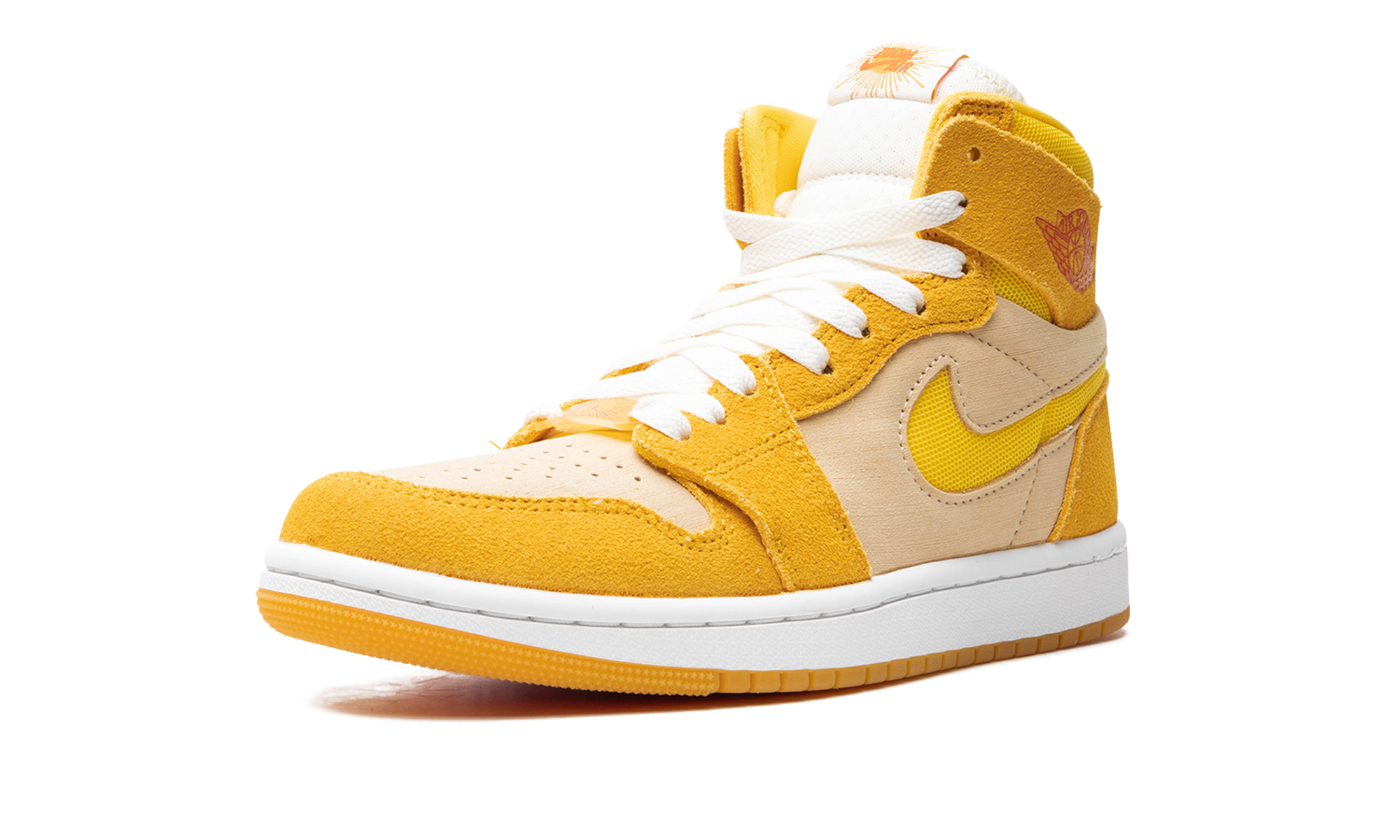 Air Jordan 1 Zoom Air CMFT 2 WMNS "Yellow Ochre/Tour Yellow-Pale Vanilla-Safety" FJ5743 700