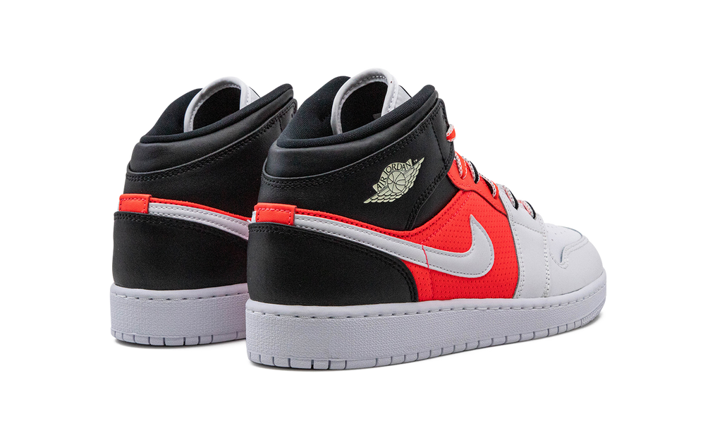 Air Jordan 1 Mid SE GS "White Infrared" FB4417 016