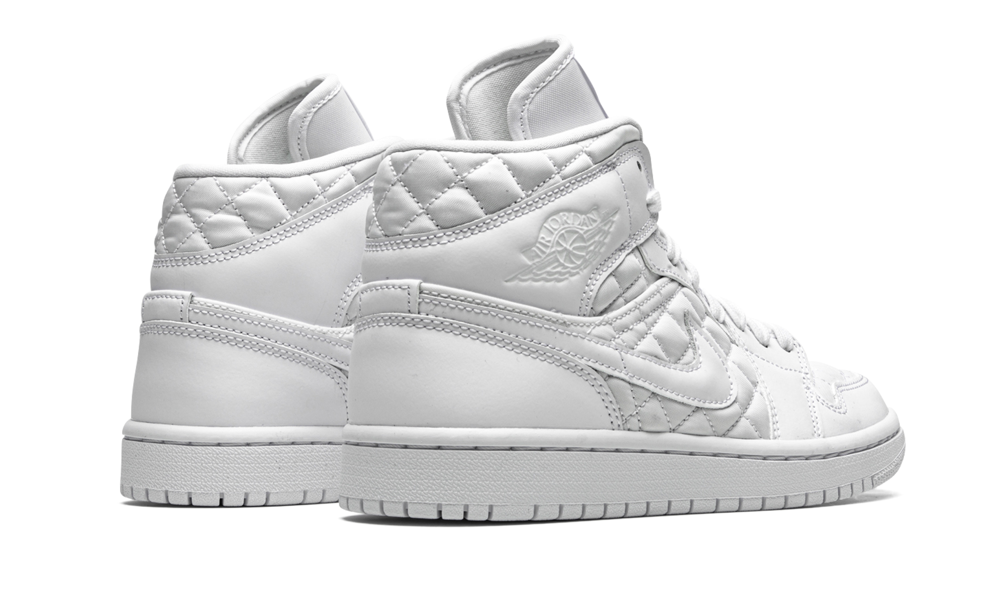 AIR JORDAN 1 MID WMNS "Quilted White" DB6078 100