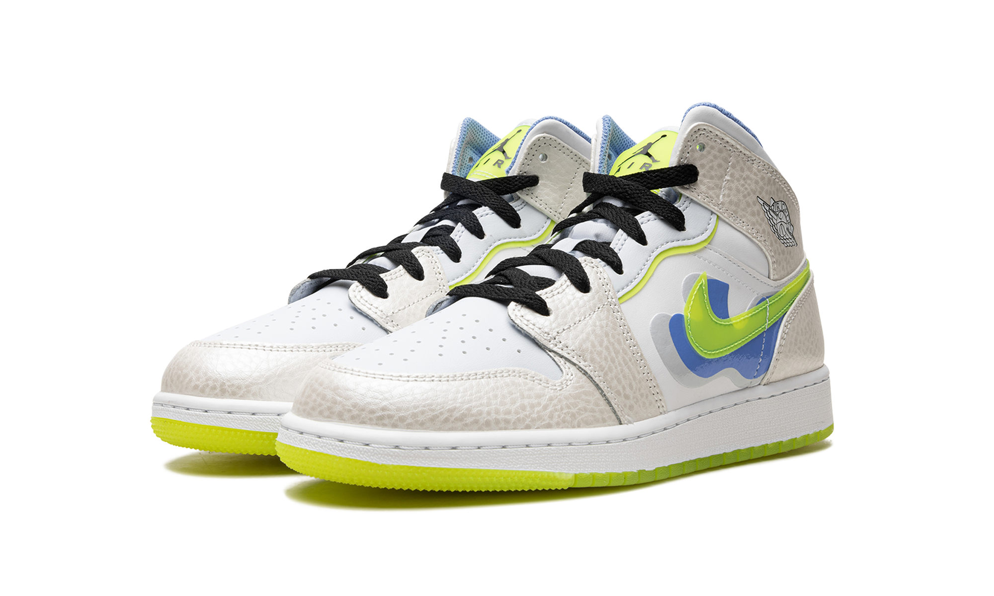 Air Jordan 1 Mid SE GS "Warped Swoosh'" DV1314 017