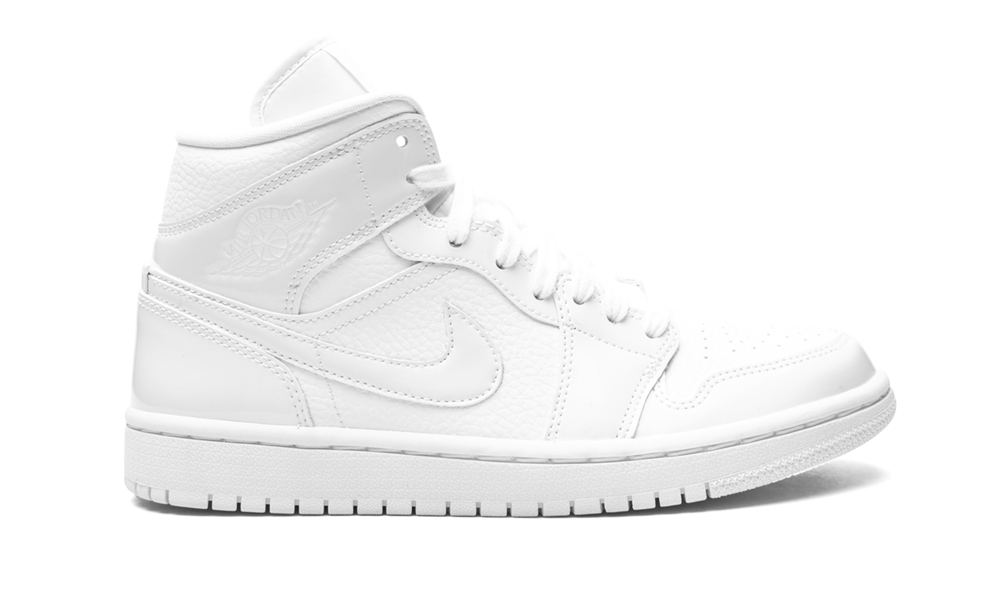 AIR JORDAN 1 MID WMNS "Triple White" BQ6472 100