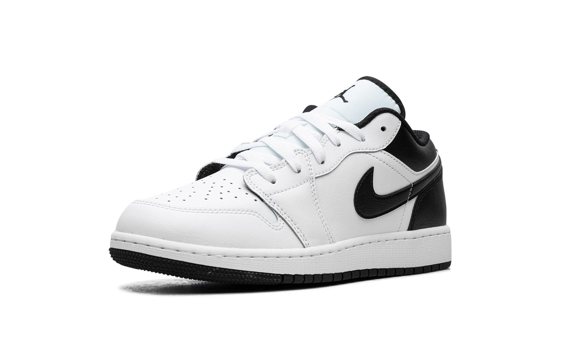 Air Jordan 1 Low GS "WHITE BLACK" 553560 132