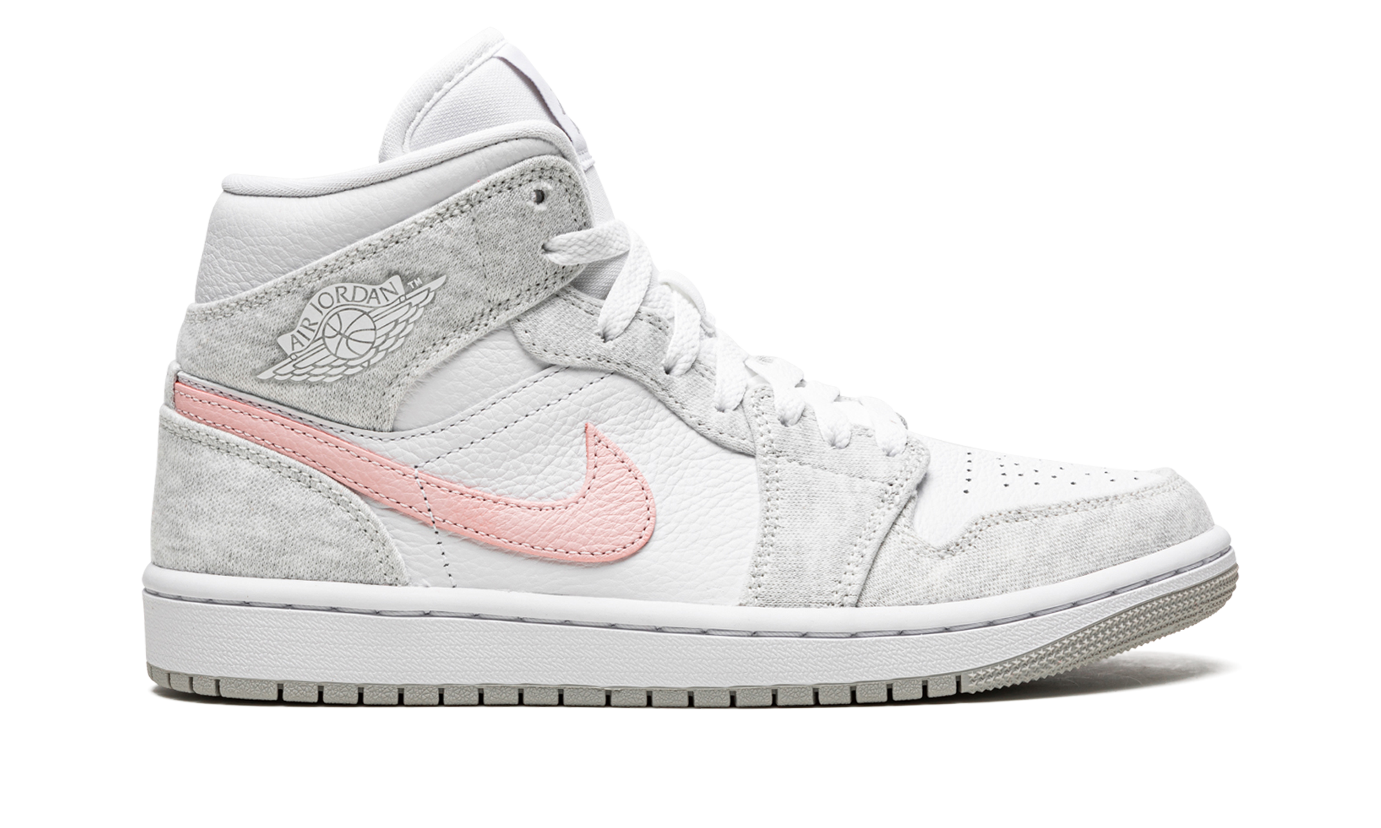 AIR JORDAN 1 MID SE WMNS "Heather Grey / Pink" DN4045 001