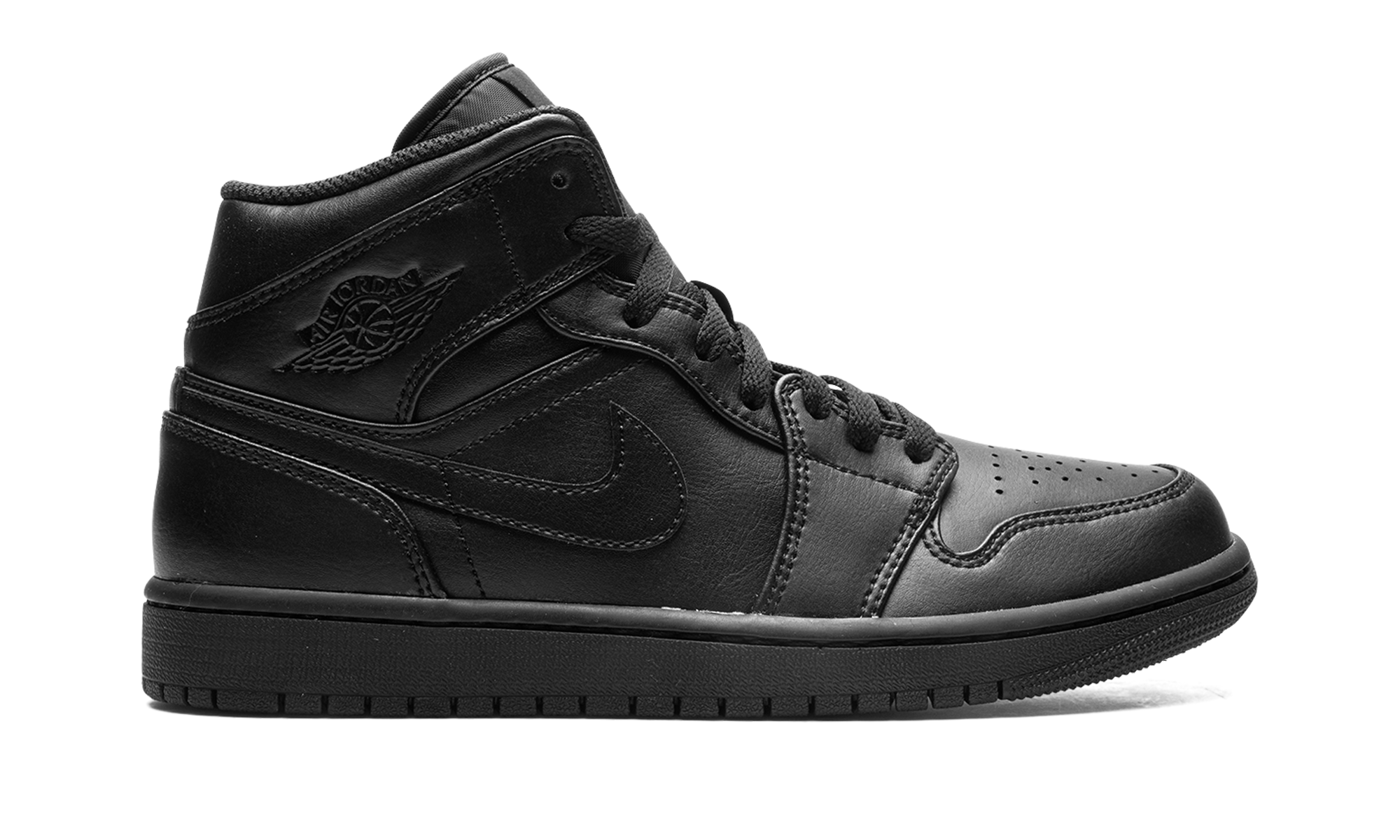 Air Jordan 1 Mid "Triple Black" 554724 093