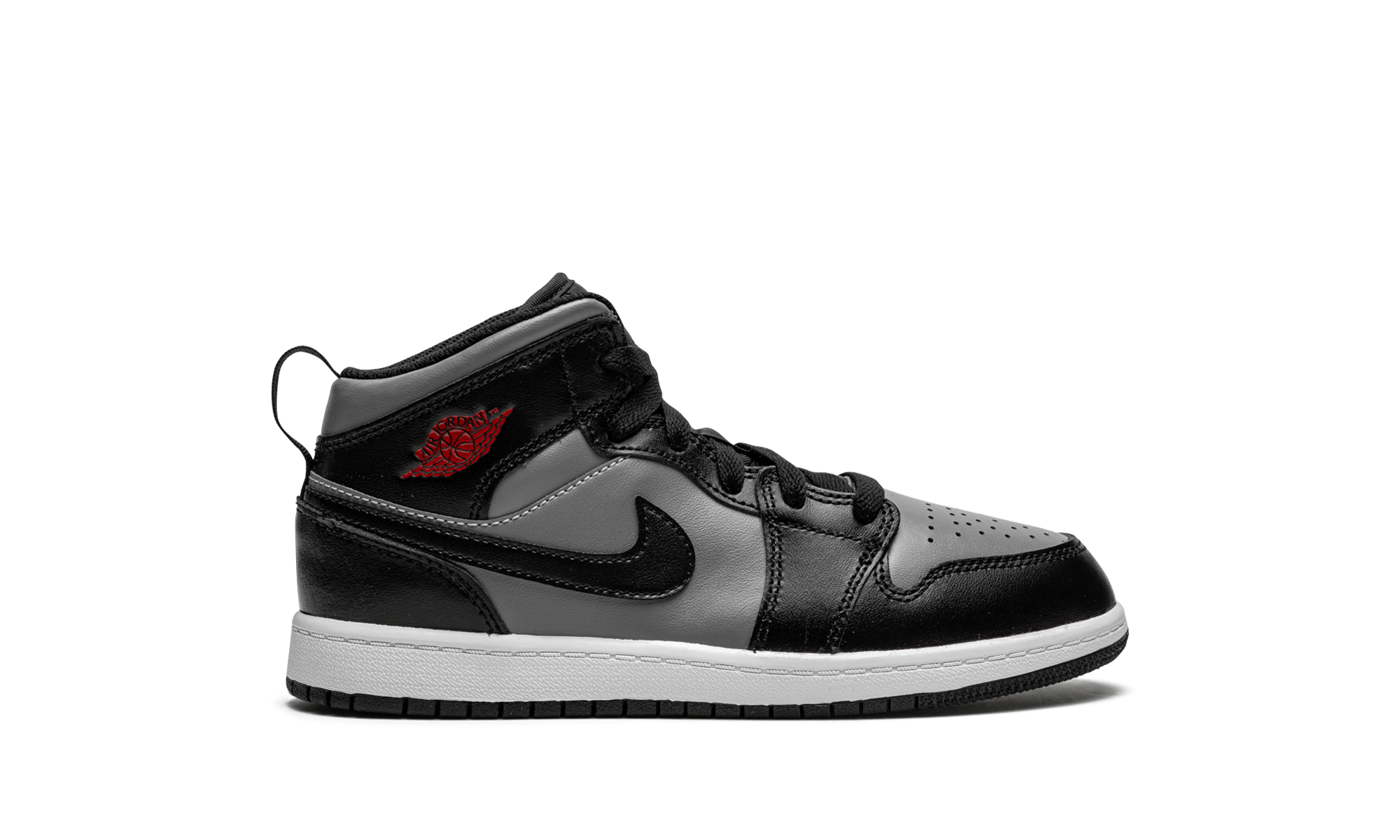 Air Jordan 1 Mid PS "Black / Shadow Grey" 640734 096