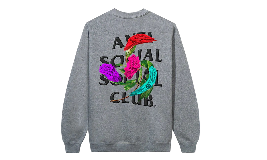 Thorns Crewneck Sweatshirt "Heather Grey" ASSC048