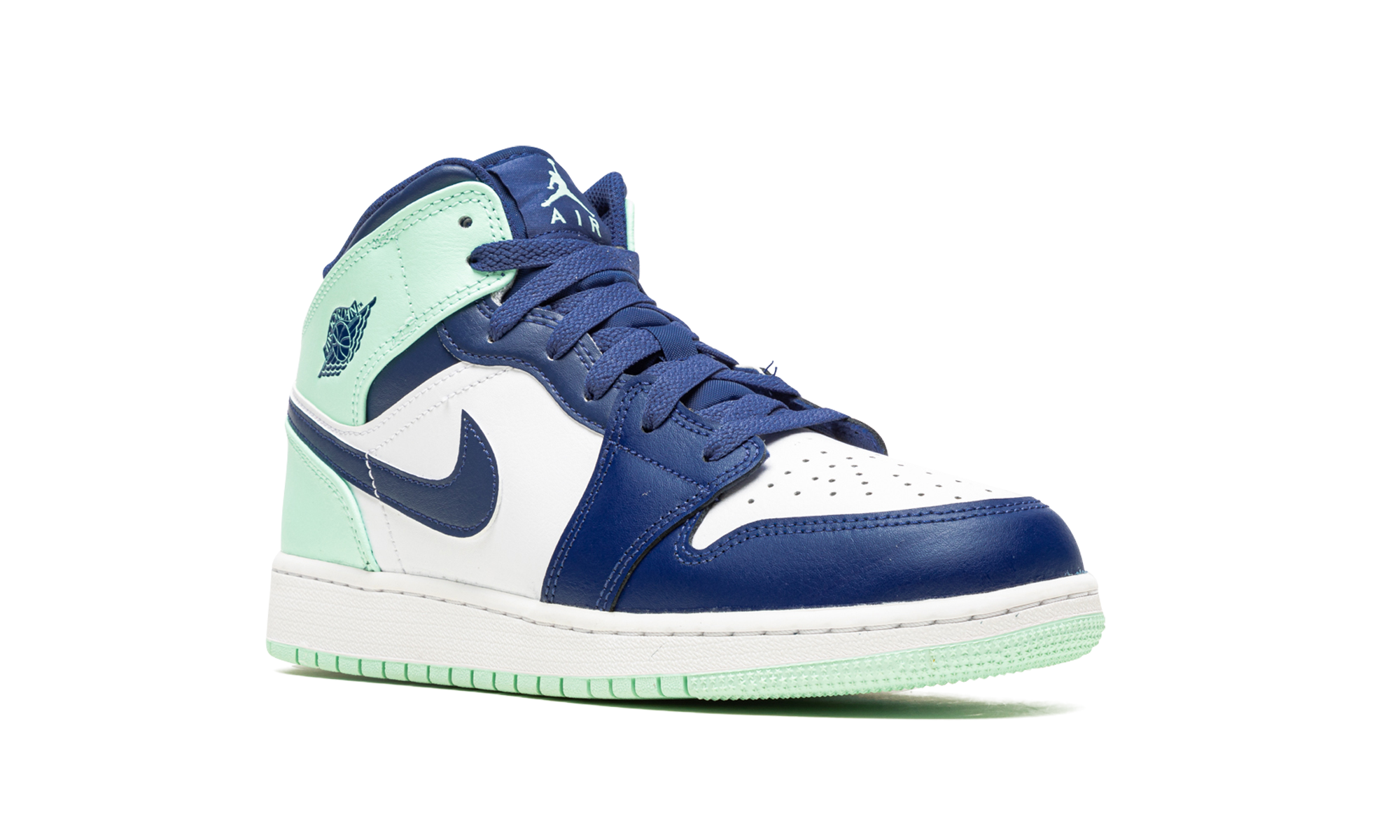 Air Jordan 1 Mid GS "Blue Mint" 554725 413
